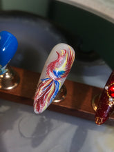 Load image into Gallery viewer, Opensky Phoenix Hand-painted Filigree Nail Art