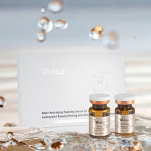 Lade das Bild in den Galerie-Viewer, NAD+ Nicotinamide Riboside Anti Aging Serum with Collagen Peptides – Brightening, Wrinkle Repair &amp; Firming | Freeze-Dried, Dual-Chamber, Fragrance-Free
